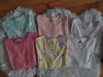 Nowe Bluzki h&m r123/128