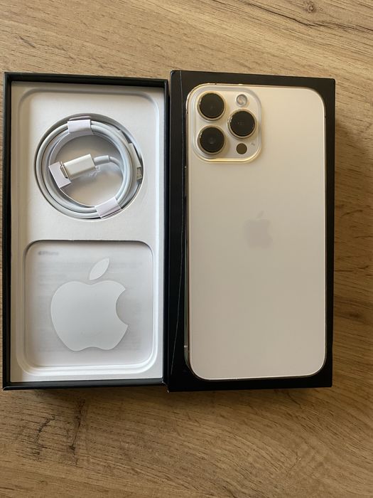Iphone 13 Pro Max Gold 93%bat Oryginal stan bdb Gratisy