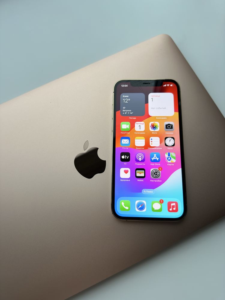 Apple iphone 12 pro 128 gold / неверлок/ оригинальный айфон 12 про