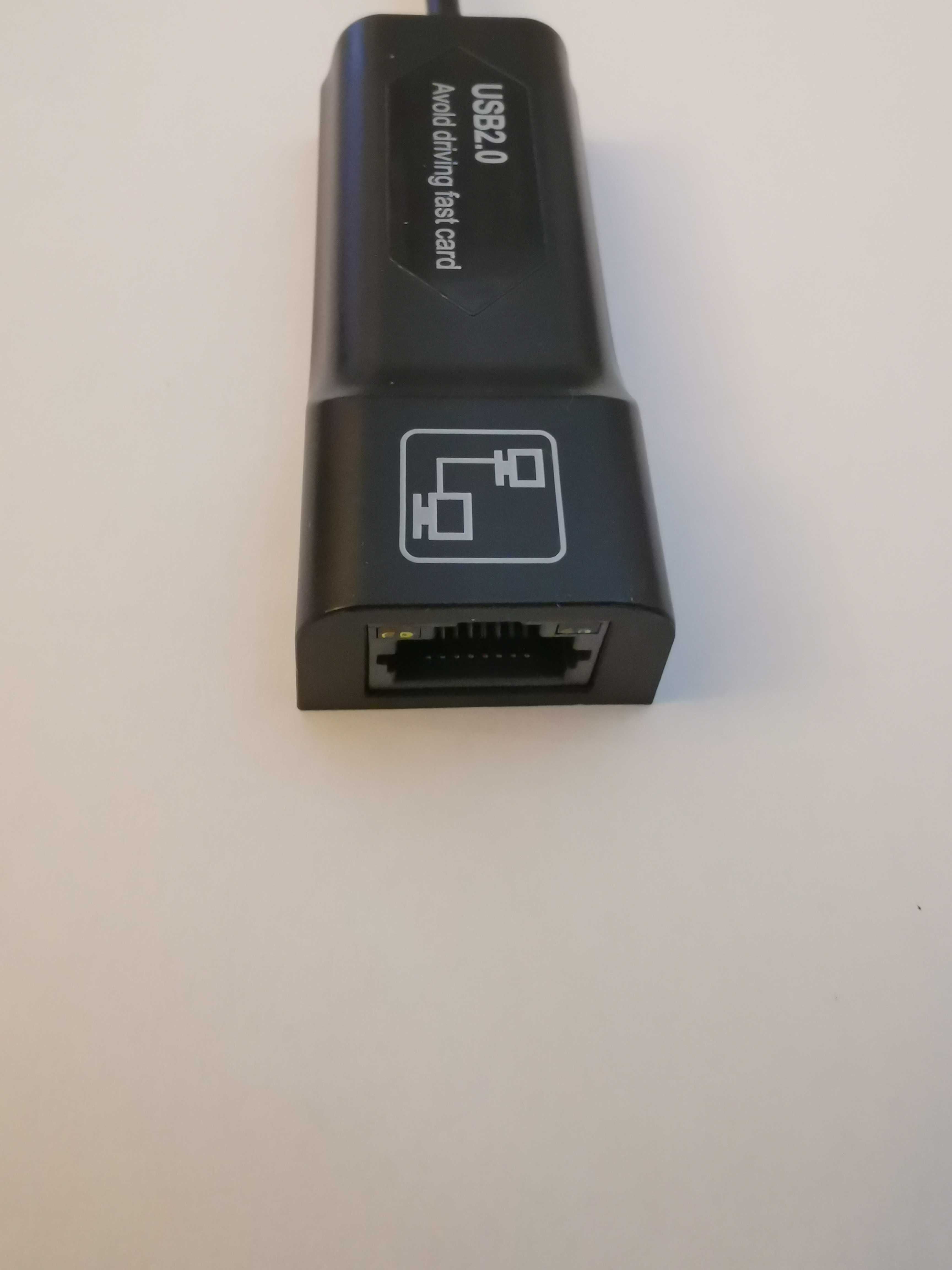 *PORTES GRATUITOS* Adaptador USB para Ethernet RJ45 100 Mbps *NOVO*