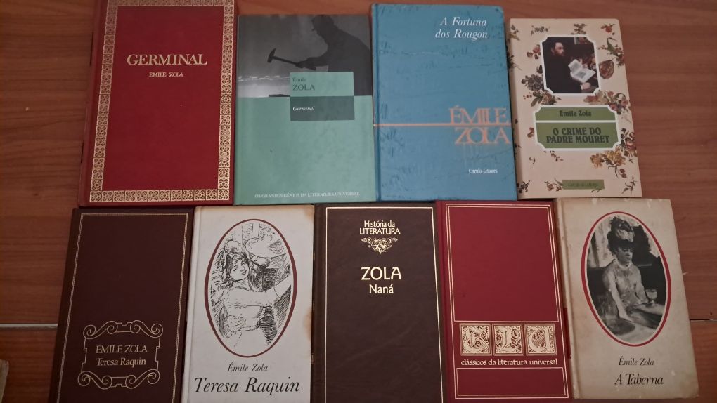 Livros Emílio Zola