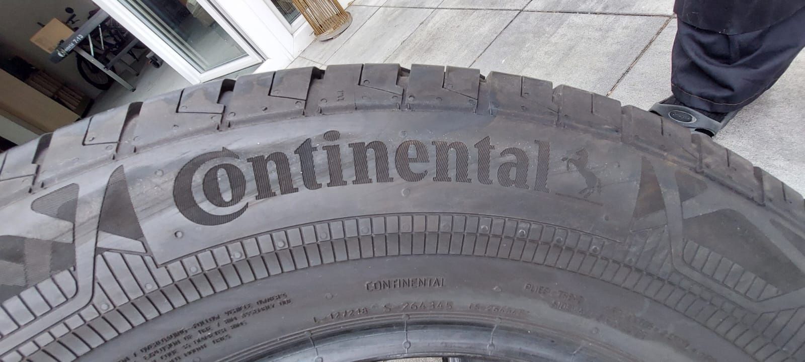 opony letnie continental van contact eco 205/75 r16c stan idealny