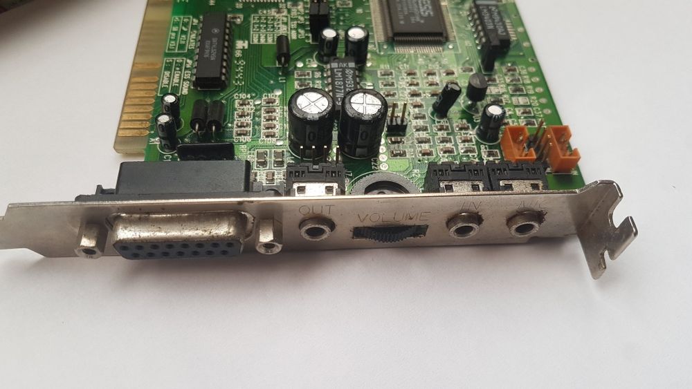 Karta dźwiękowa ESS ES866 Audio Drive ISA 16bitowa Retro.