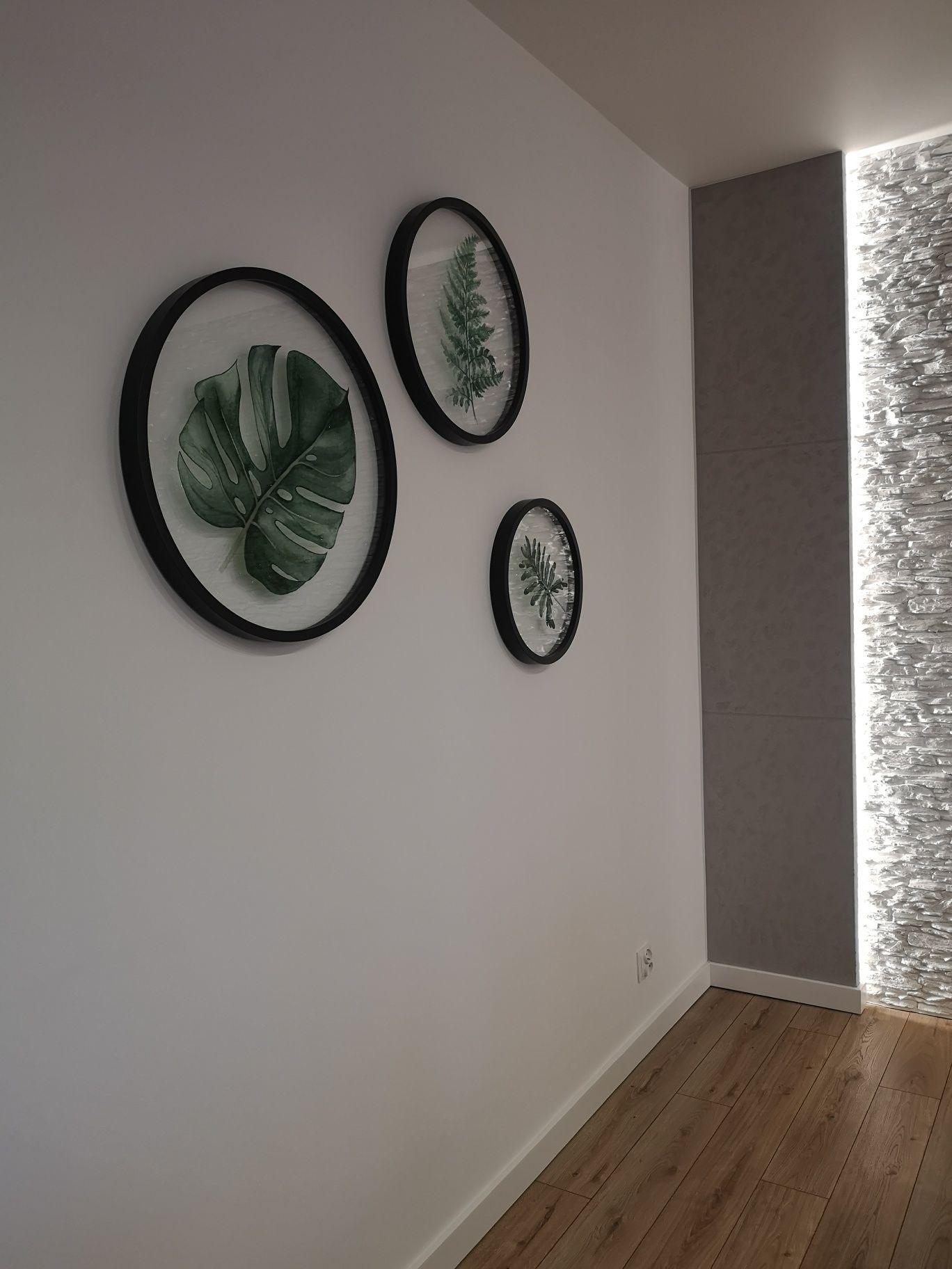 Komplet szklanych obrazów - 3 sztuki (60cm, 50cm, 40cm)