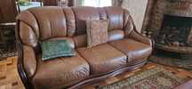 Ref har4 sofas em pele
