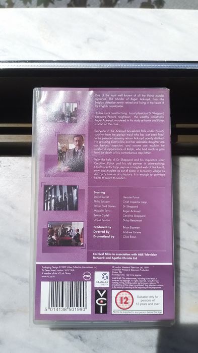 VHS The Murder of Roger Ackroyd
