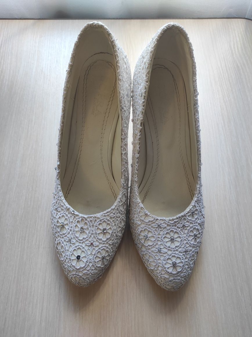 Туфли свадебные , каблук 8 см