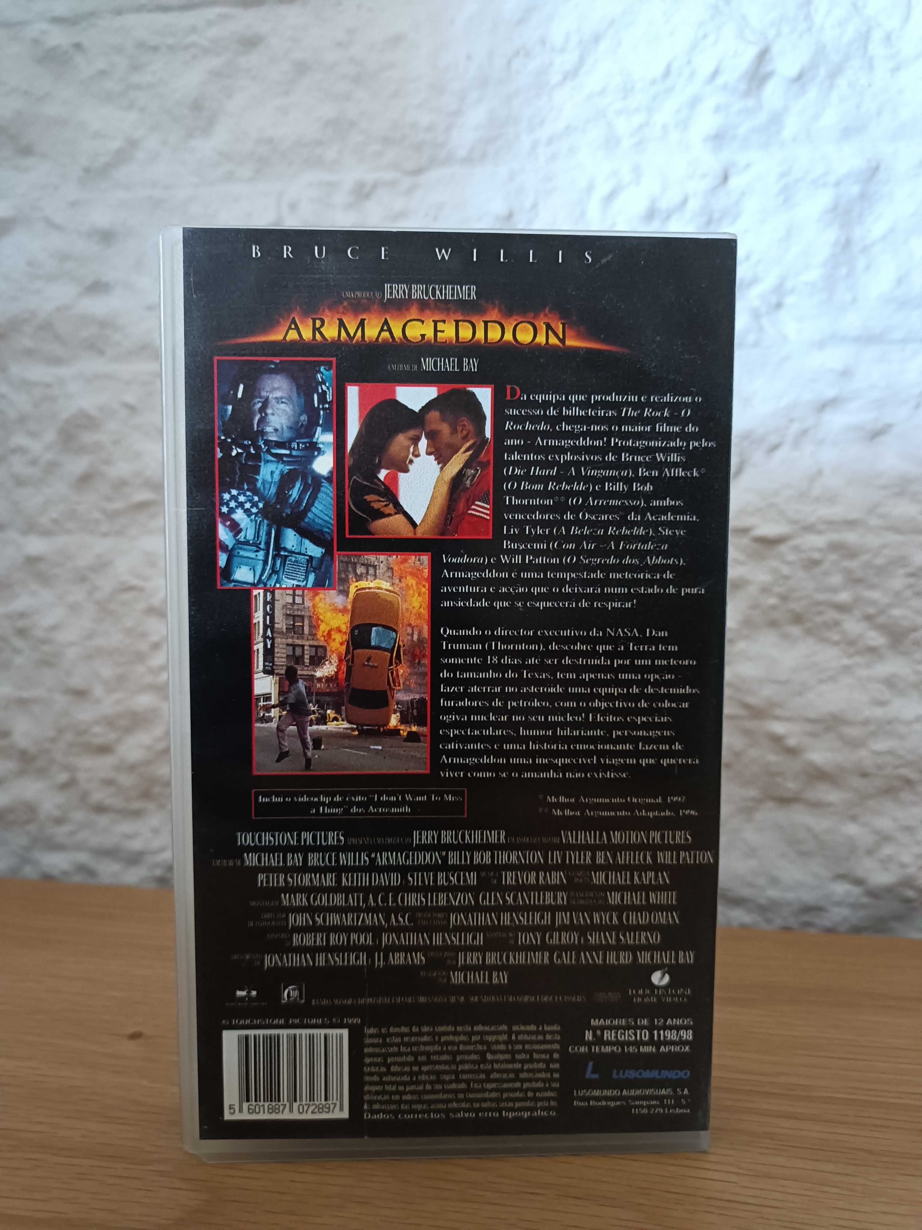 Filme VHS Armageddon Bruce Willis Michael Bay