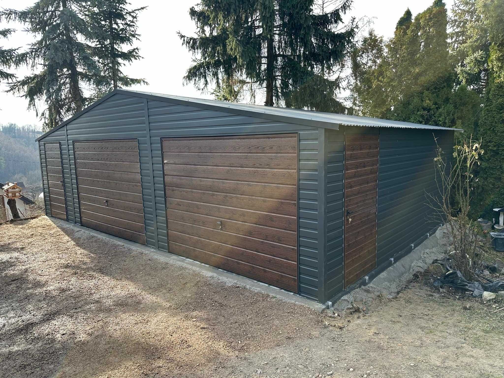 Wiaty garażowe, garaże blaszane transport cała Polska, każdy wymiar.