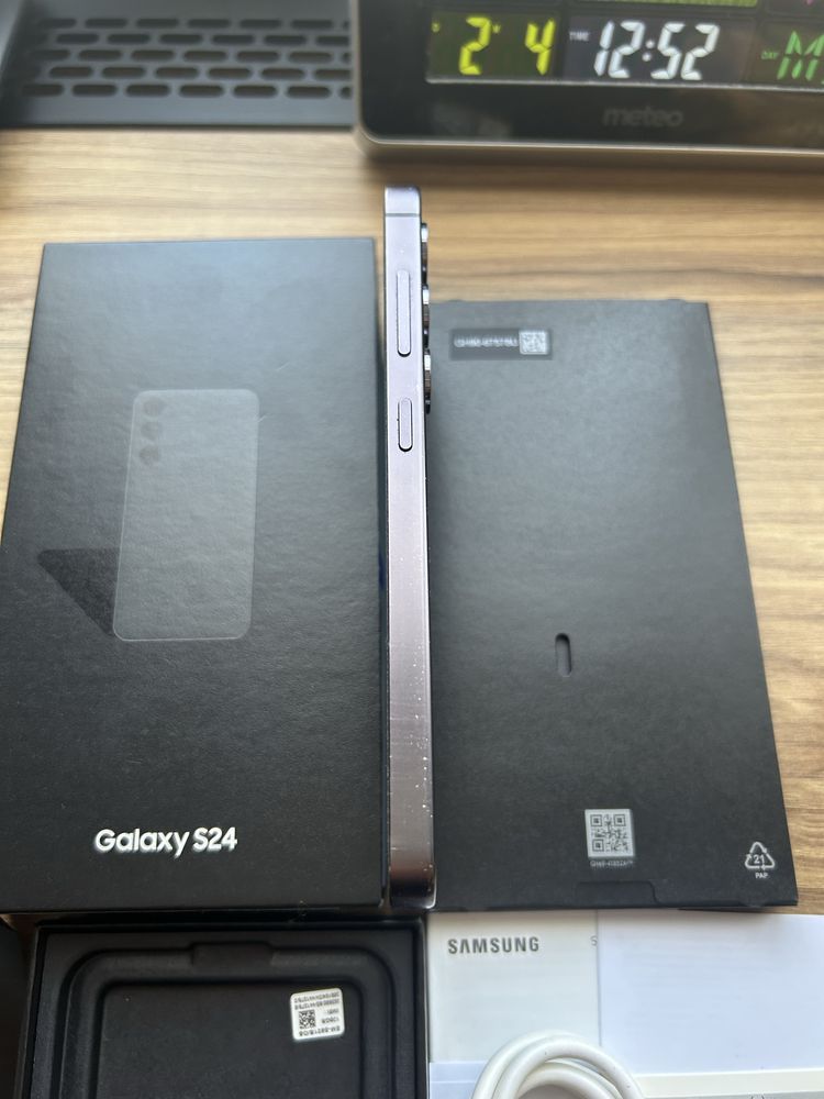 Samsung Galaxy S24 SM-S921B/DS Onyx Black/Konplet/Wolna Sprzedaż!