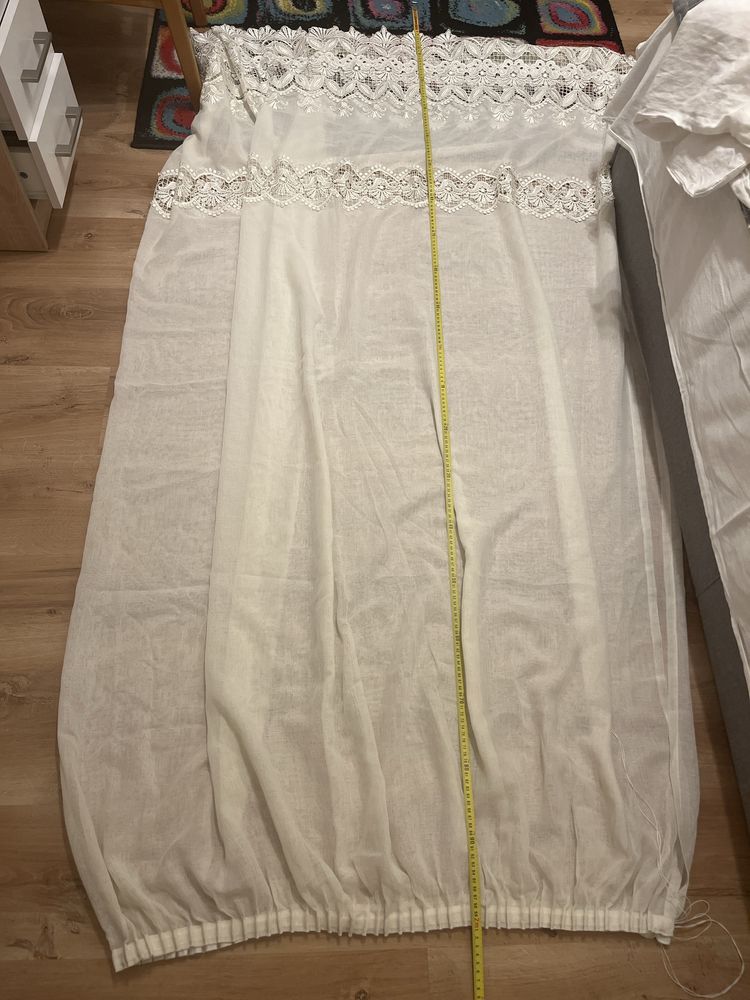 Firany ecrie dl. 200 cm, szer. 240 cm kazda, 3szt