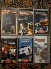 Jogos e capa para PSP