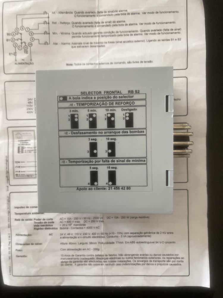 Relé alternância para 2 bombas