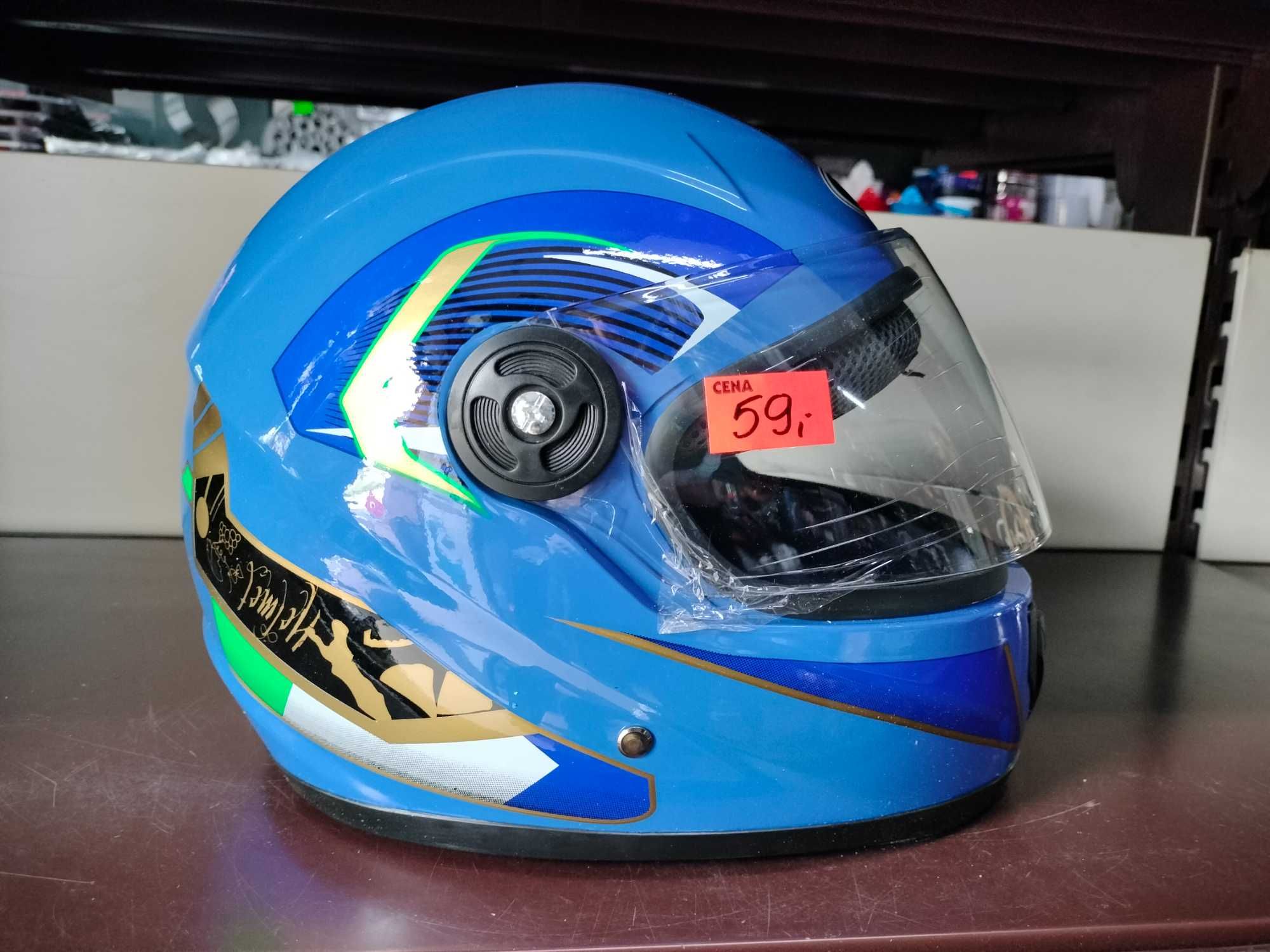 kask na motor skuter integralny porządny rower hulajnogę elektryczna L