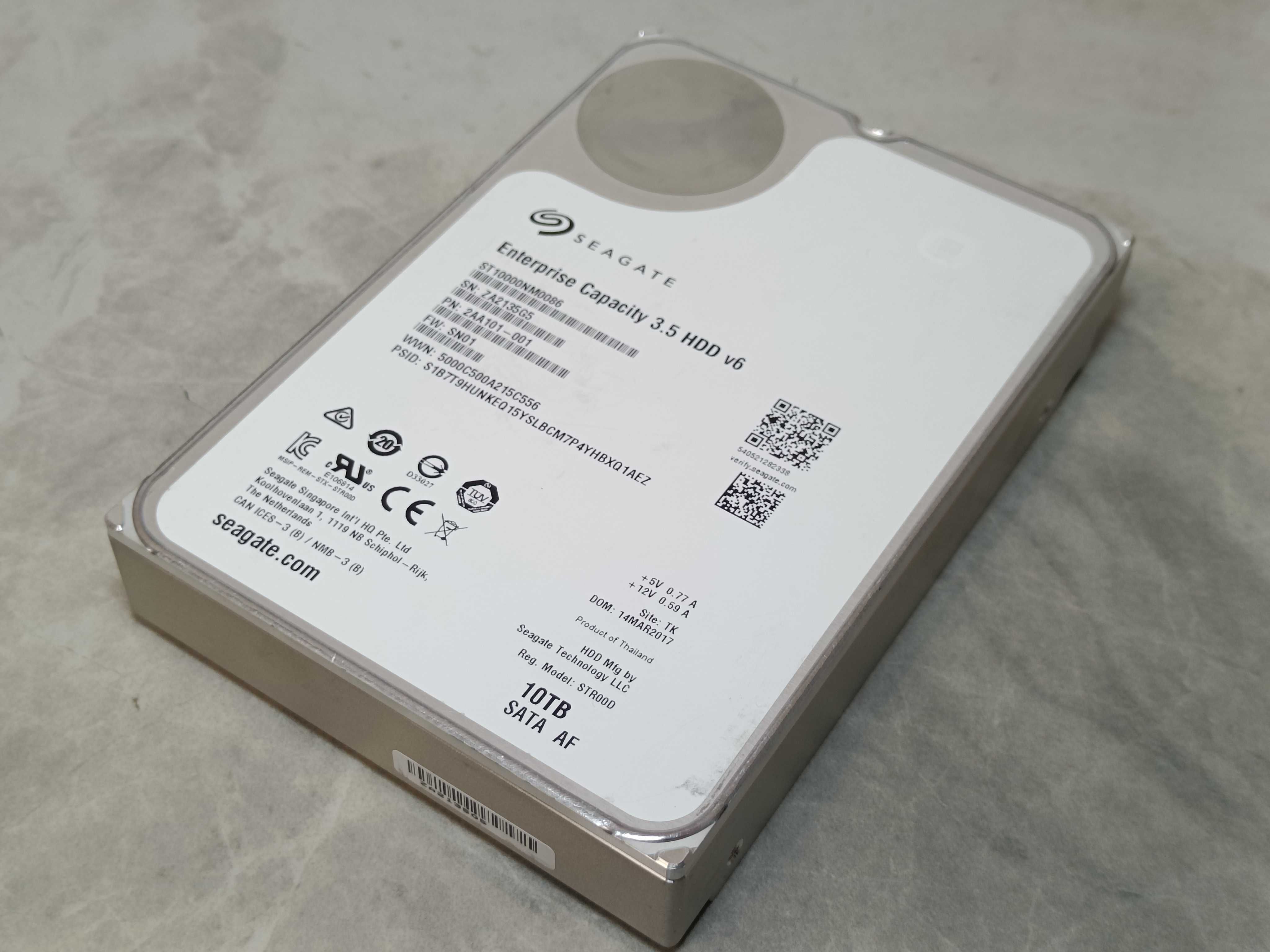 Хард диск HDD Hard Disk Seagate 10TB Enterprice Capacity 3.5 HDD v6