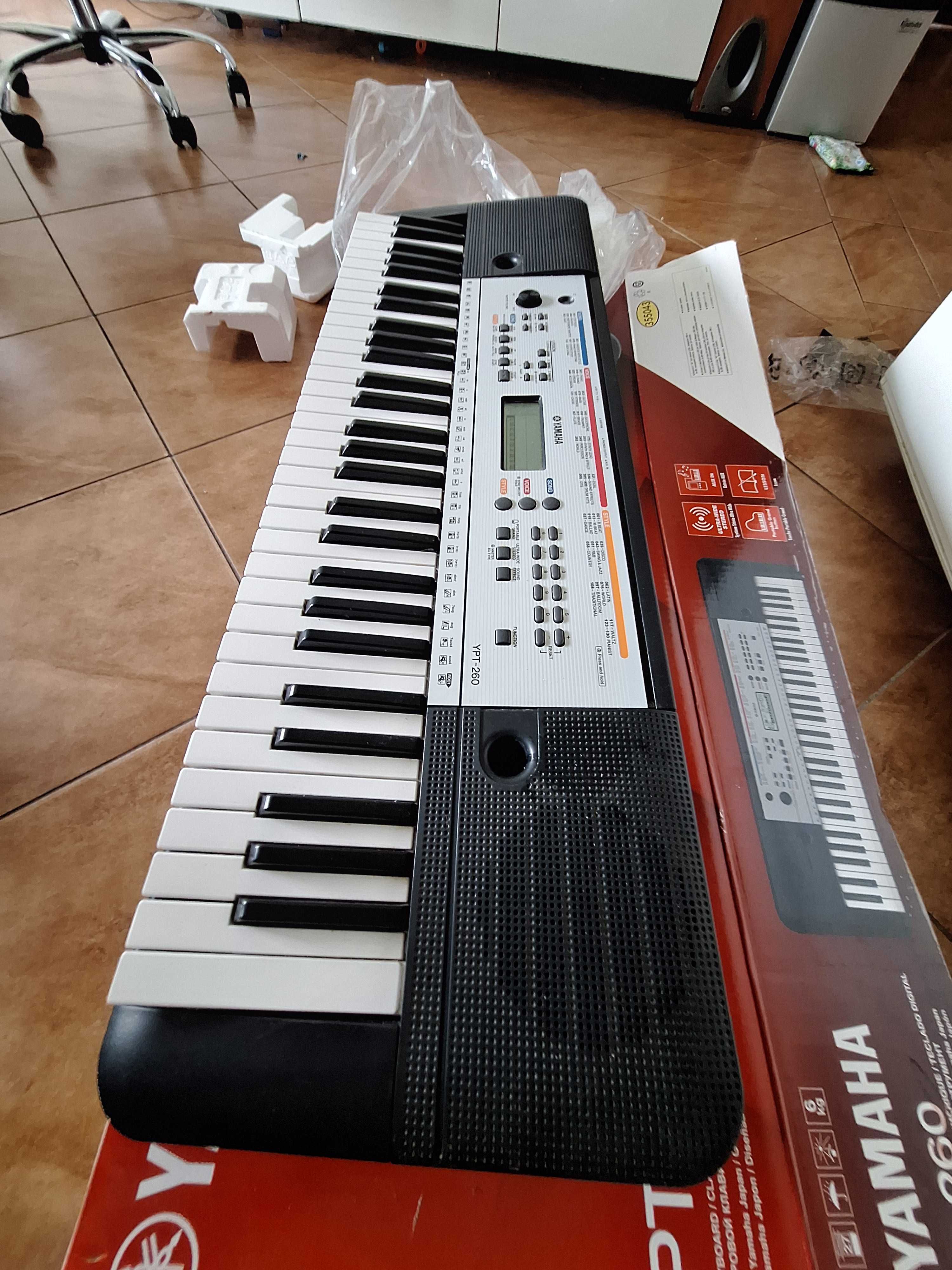YAMAHA YPT-260 keyboard nowy