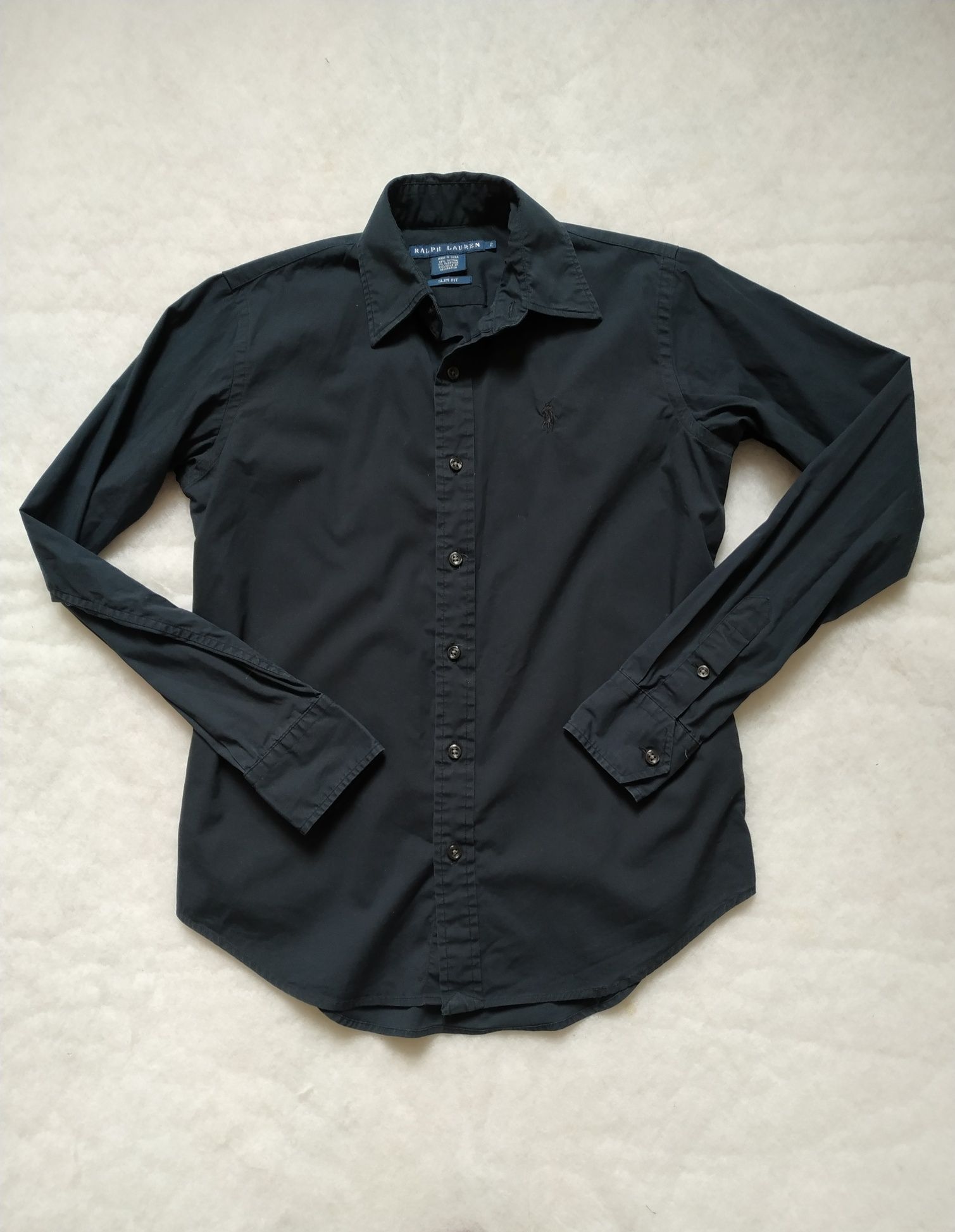 Koszula damska Ralph Lauren, czarna, gładka, S ,