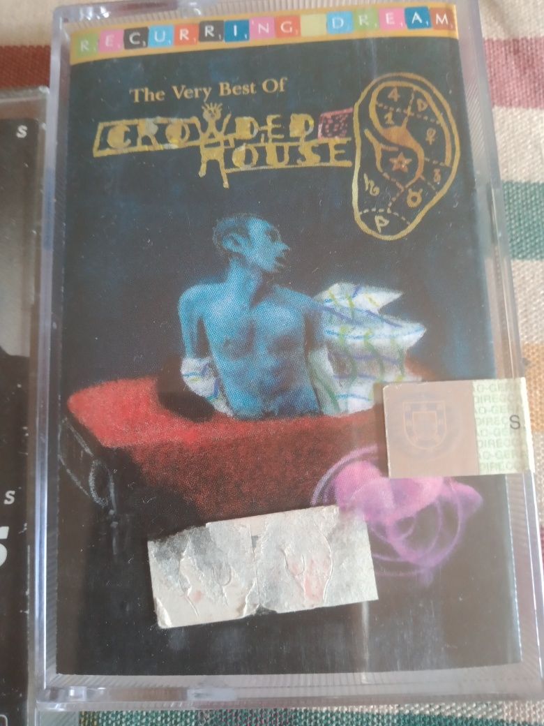 K7's áudio Madonna,Prince,Bryan Adams,Crowded  House