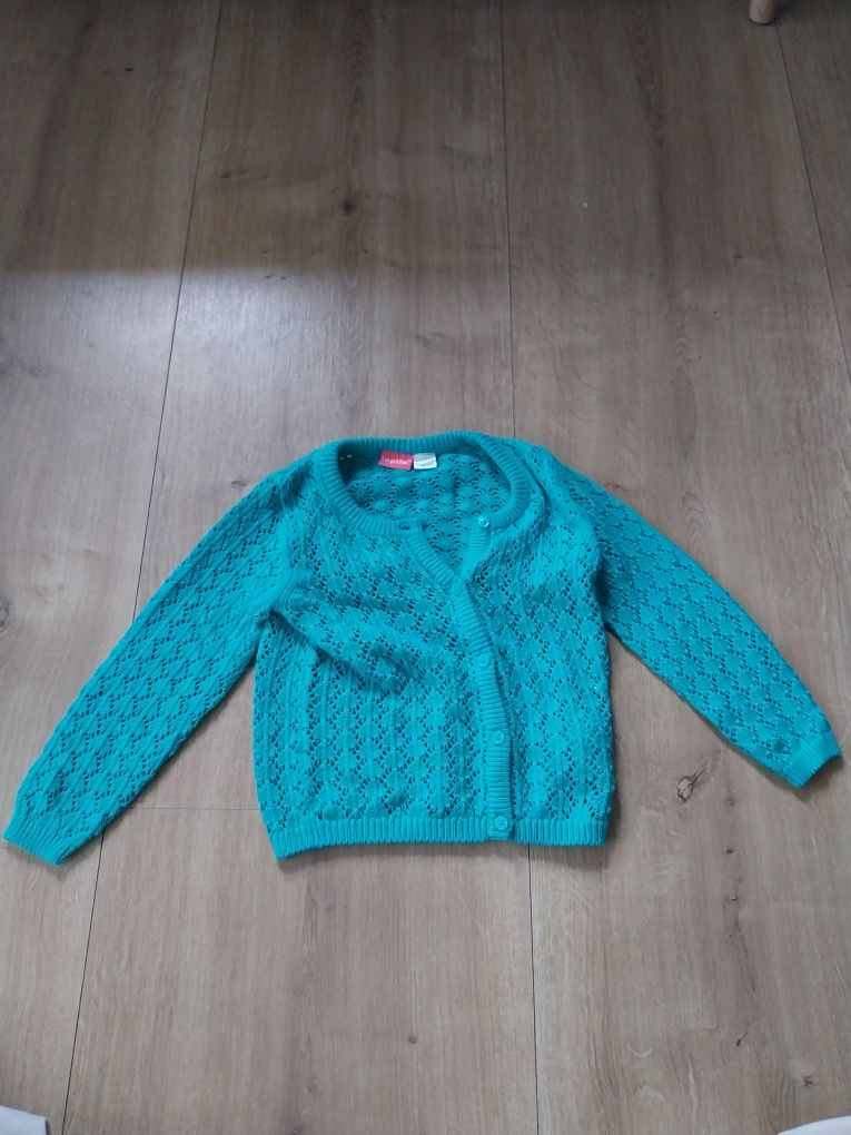 Sweterek ażurowy dla dziewczynki