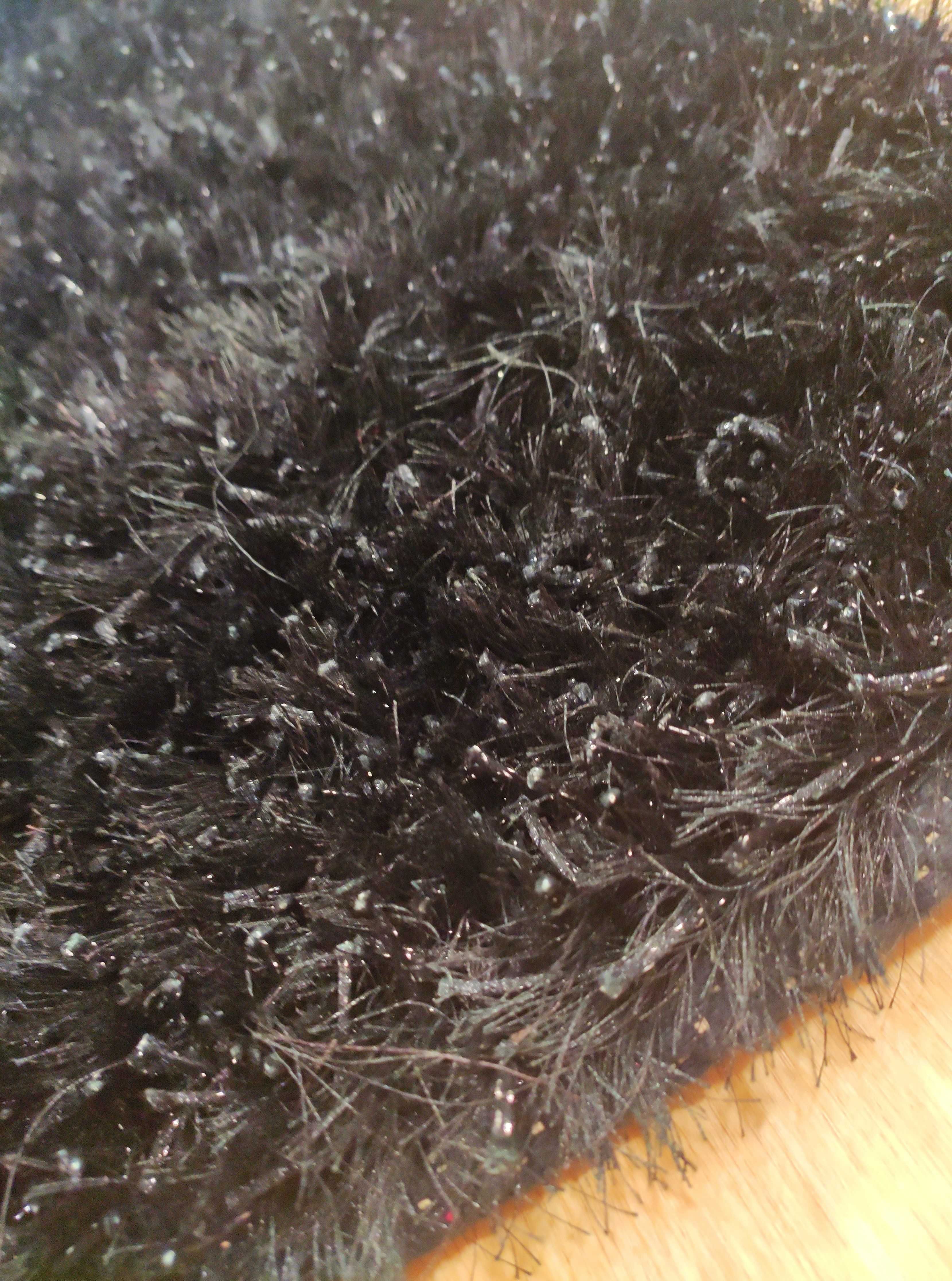 Carpete Preta Soft Shaggy 140x190