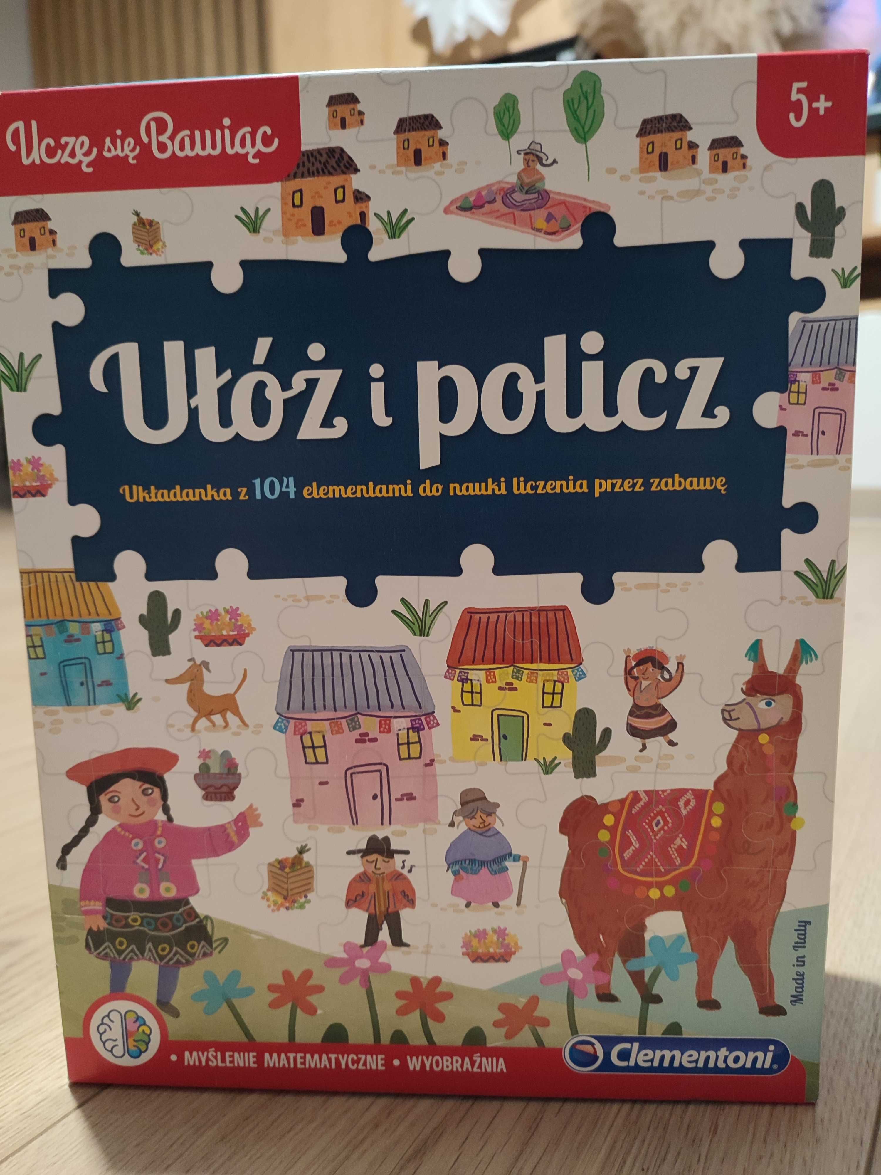 Ułóż i policz układanka edukacyjna