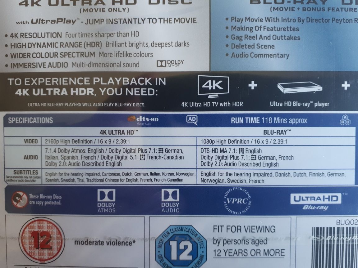 Blu-ray + 4K Homem-Formiga e a Vespa (Selado) Ant-Man and the Wasp