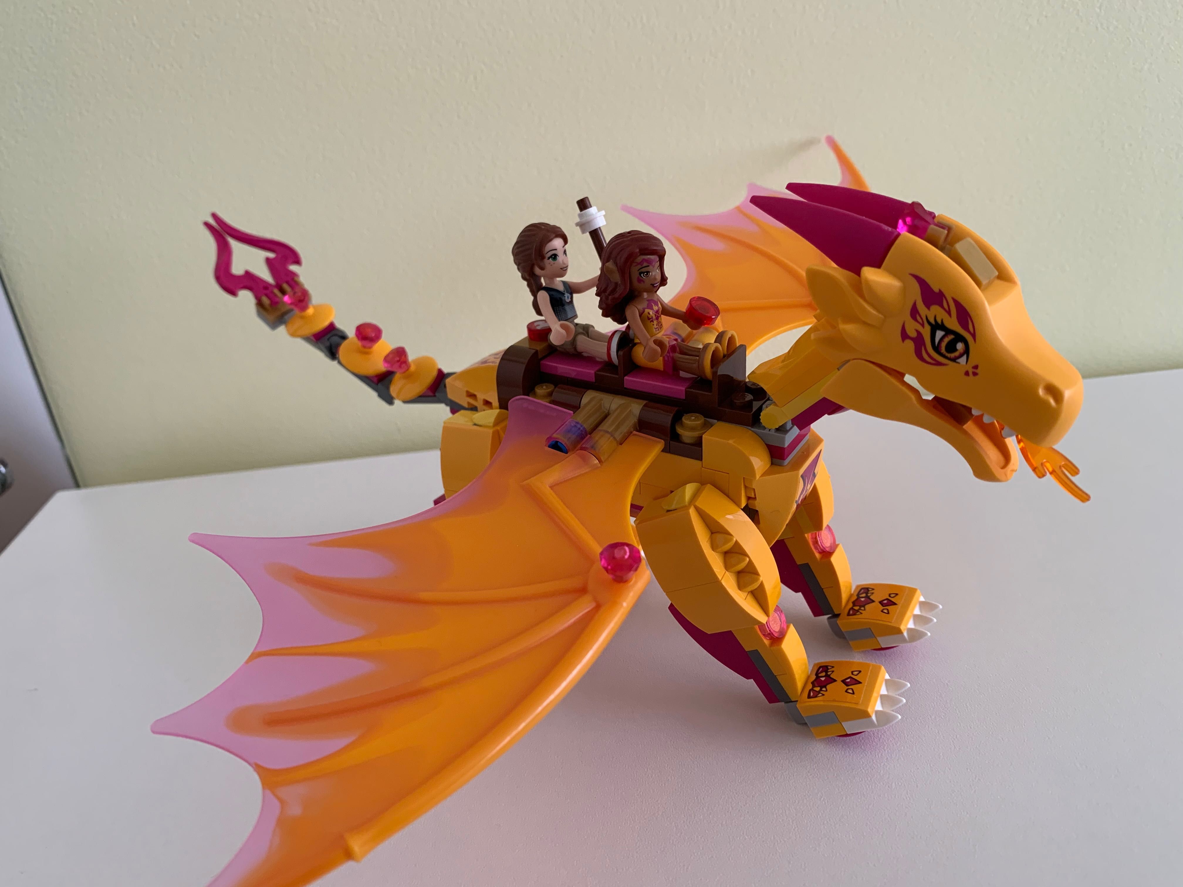 Zestaw Lego Elves 41175 Jaskinia smoka ognia + instrukcja