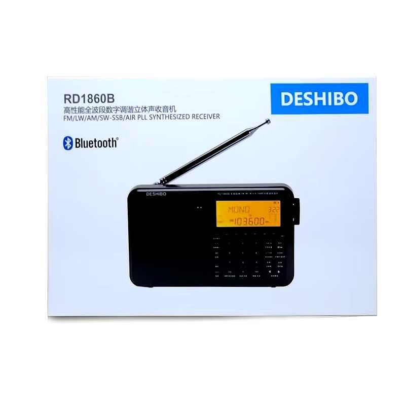 Радіоприймач Deshibo RD1860B + акумулятори Panasonic Eneloop Pro
