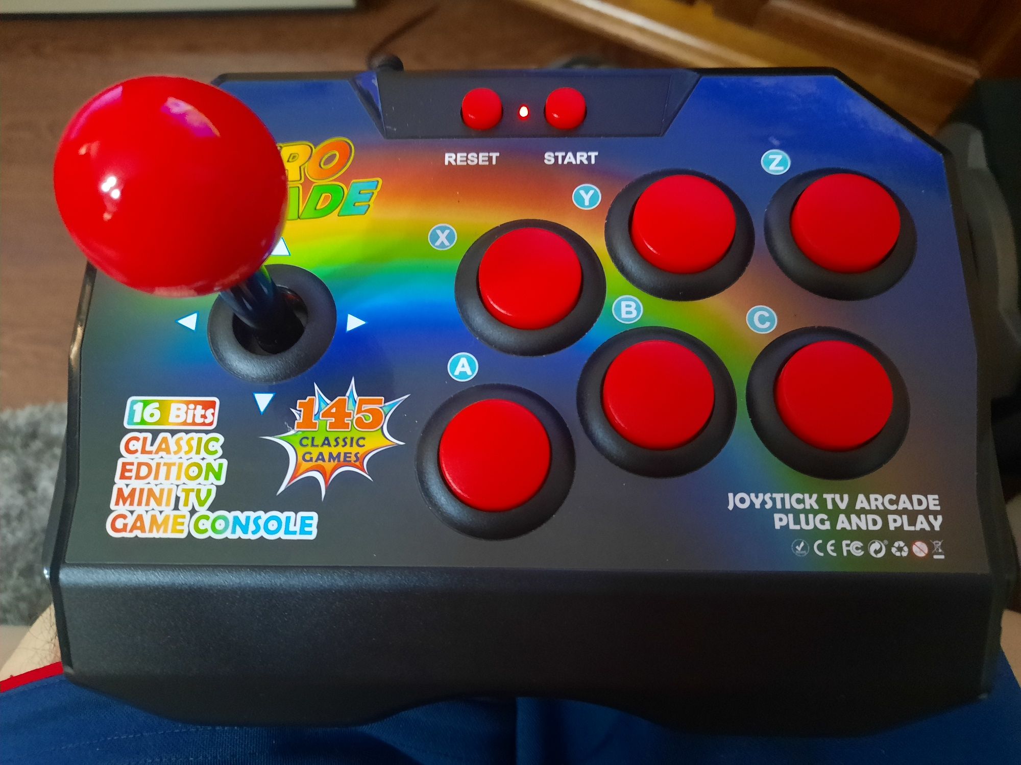 Joystick Arcade com 145 Jogos Sega.