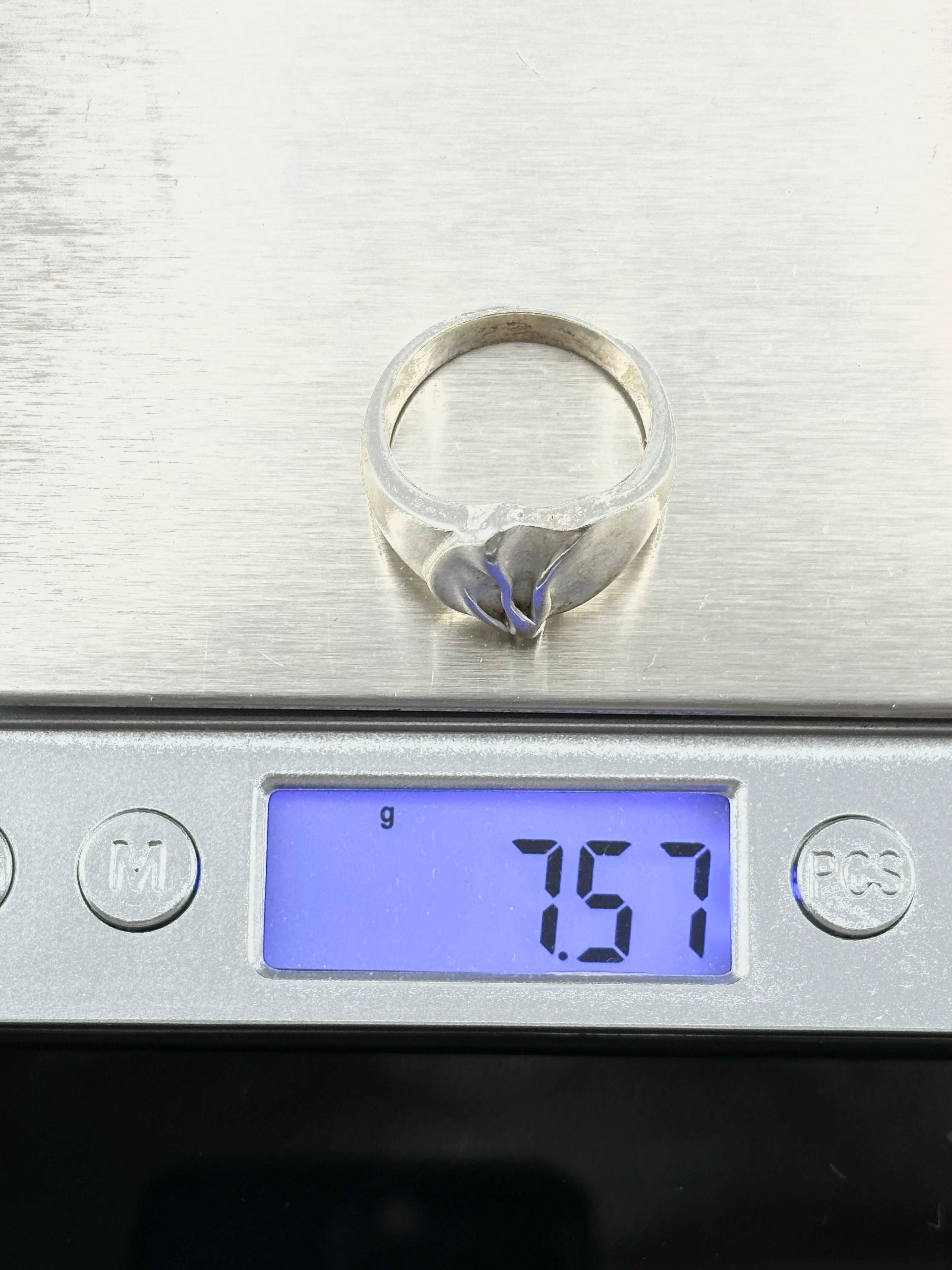 Srebro - Srebrny pierścionek artystyczny - próba 925