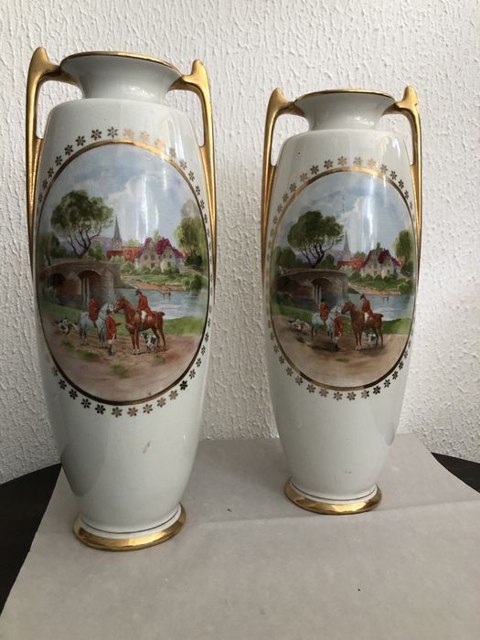 Par de anforas fabrica de Sacavem