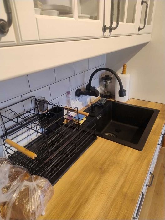 Duża Suszarka Dwupoziomowa Do Naczyń + Ociekacz Na Talerze Sztućce