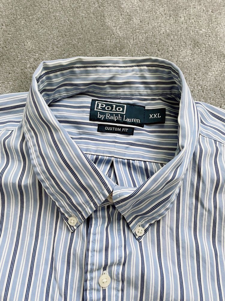 Polo Ralph Lauren рубашка мужская, классическая мужская рубашка XXL