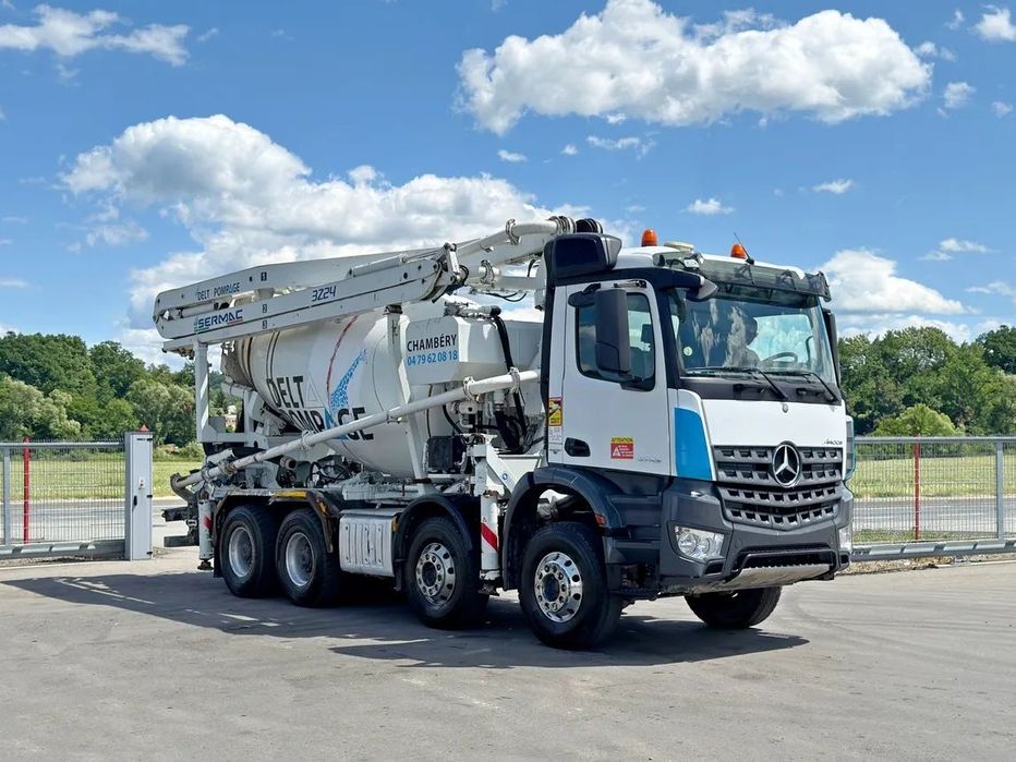 Mercedes-Benz AROCS 3743 * POMPA DO BETONU 24 m + PILOT * STAN BDB / 8x4