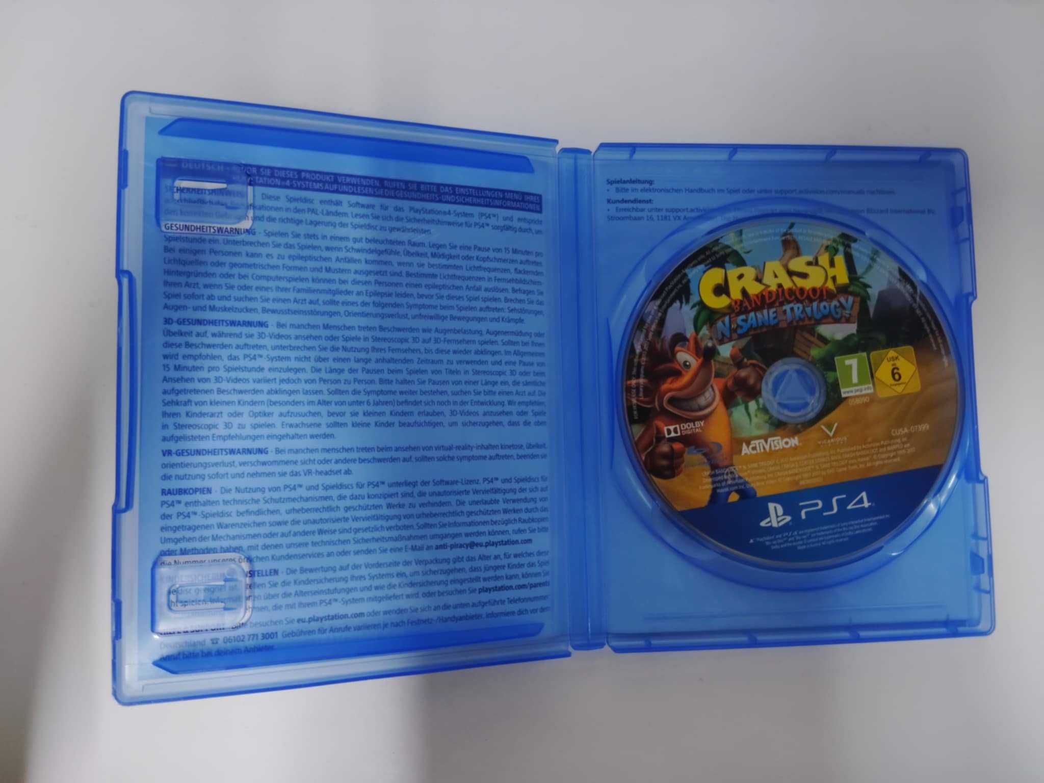 Crash Bandicoot: N. Sane Trilogy PS4