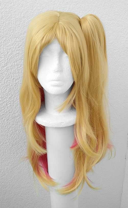 Żółta peruka z kitką cosplay wig Ruby Hoshino Oshi no Ko