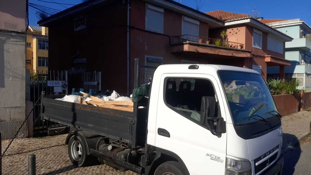 Recolha de Entulho de Obra - Carrinha Caixa Aberta - Rápido e Legal