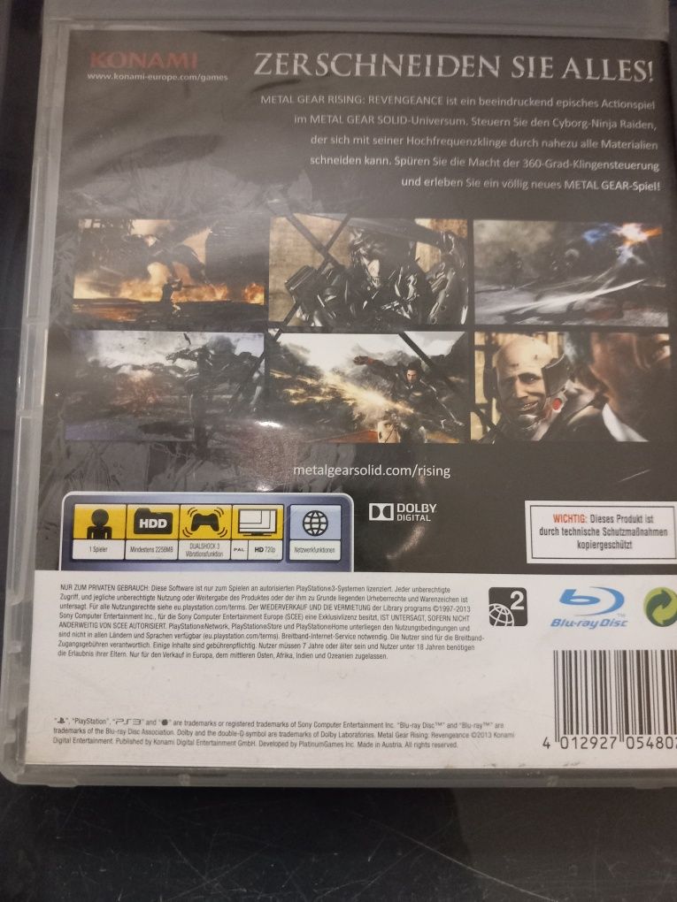 Metalgearrising gra ps3