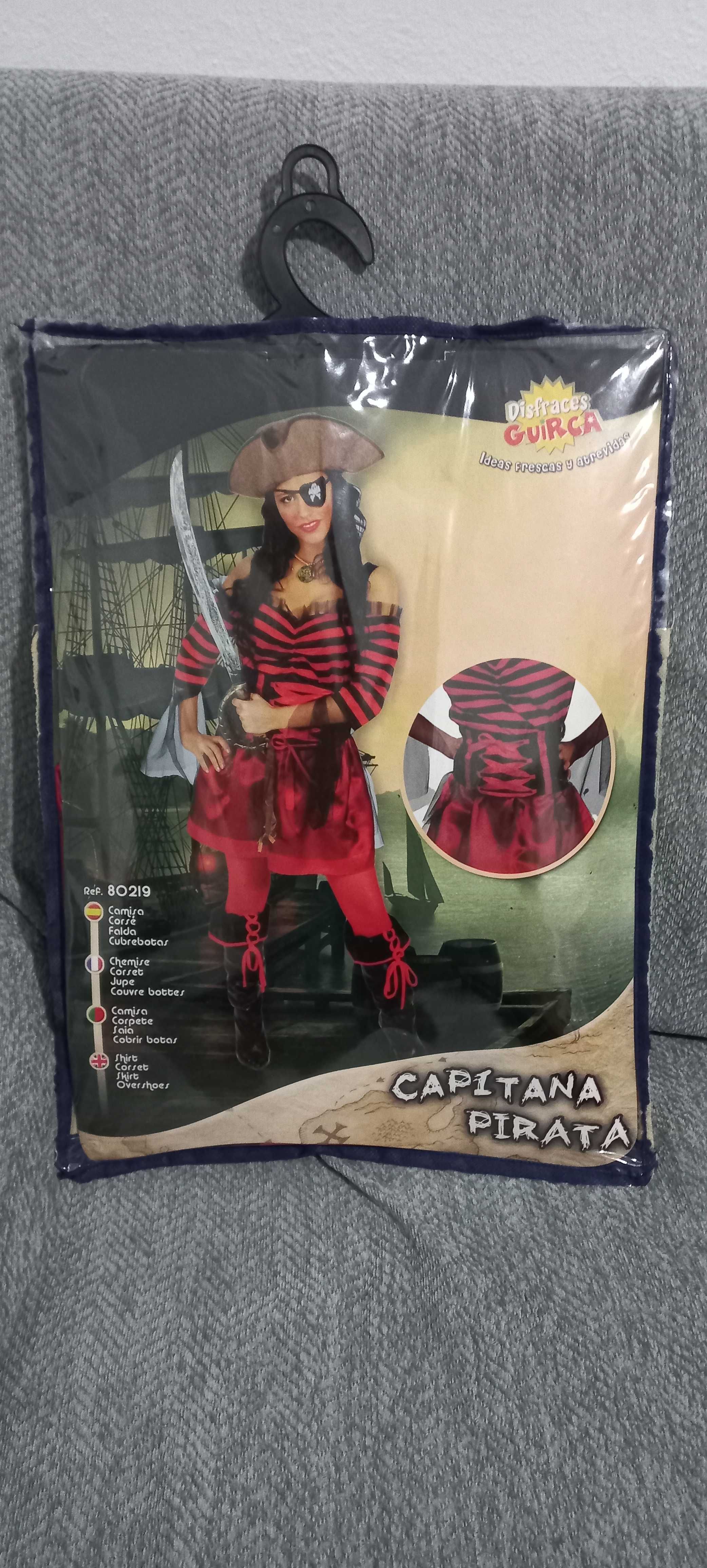 Disfarce de mulher pirata