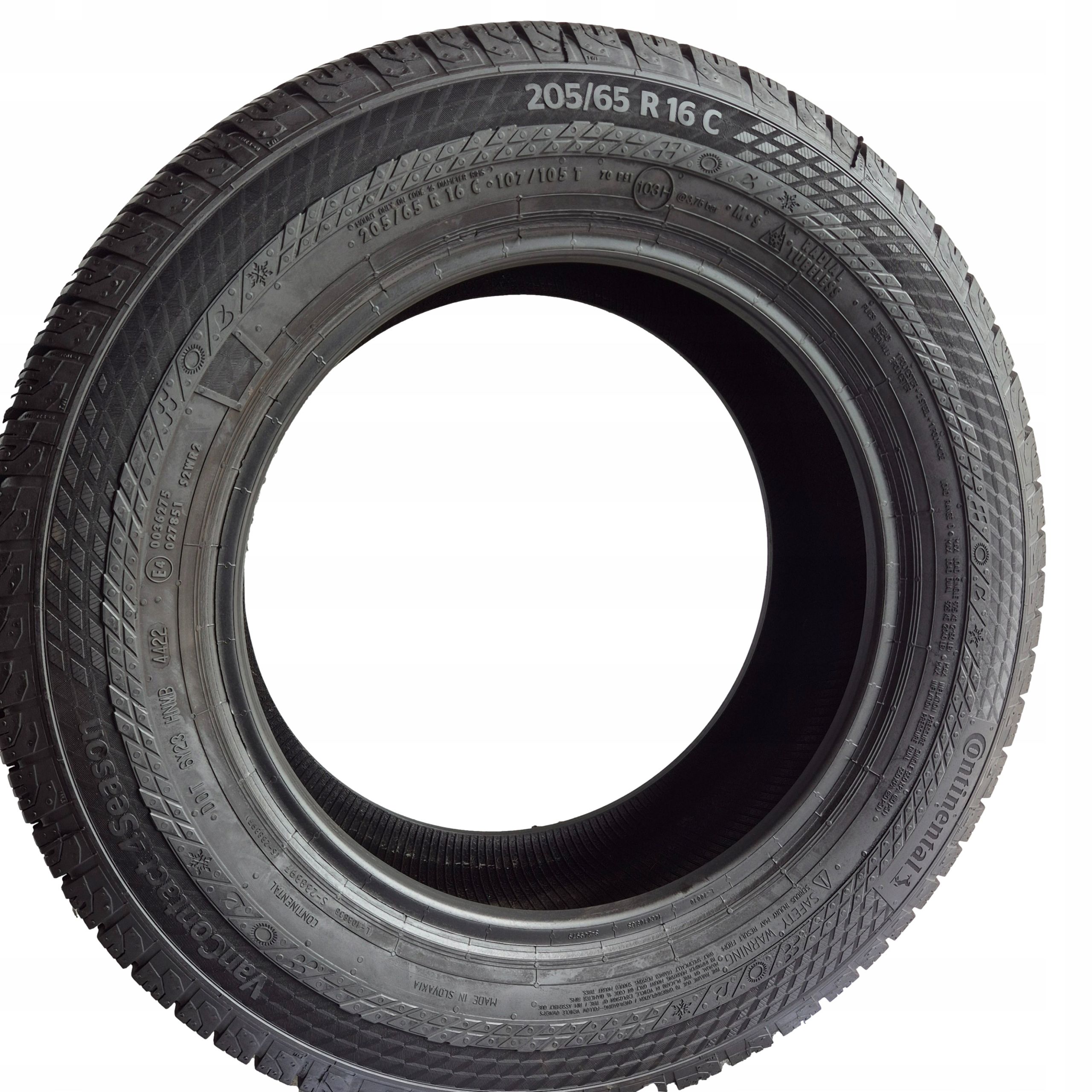 Continental vancontact 4Season 205/65 R16C 107/105T 8,5mm 2022