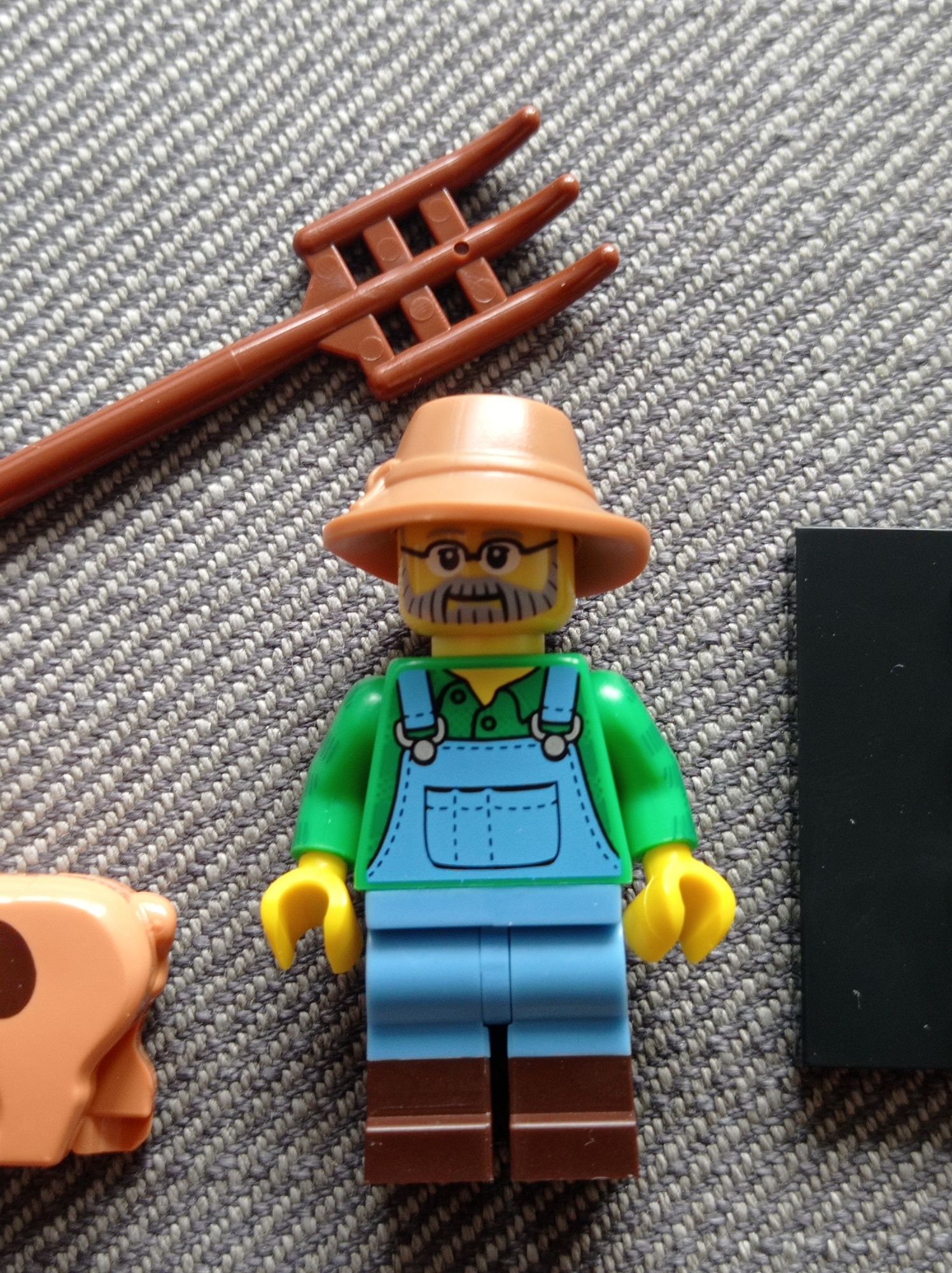 LEGO 71011 minifigures ludzik klocek figurka minifigurka farmer rolnik