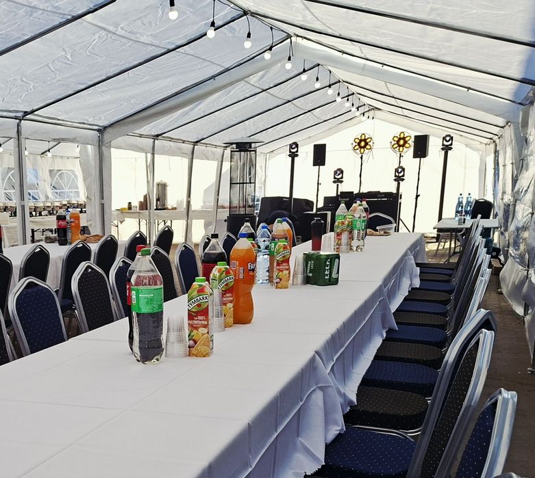 Zorganizuj sylwester czy urodziny w plenerze, wynajem namiotów