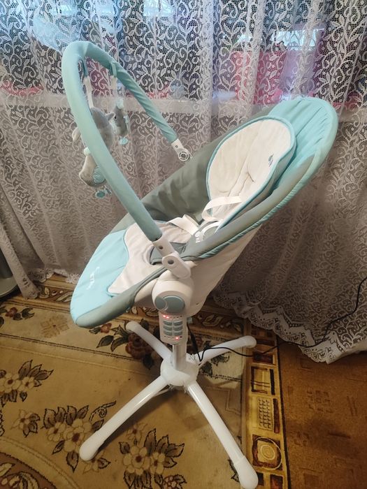 Крісло качелька, шезлонг, електро гойдалка!Крісло для годування, качел