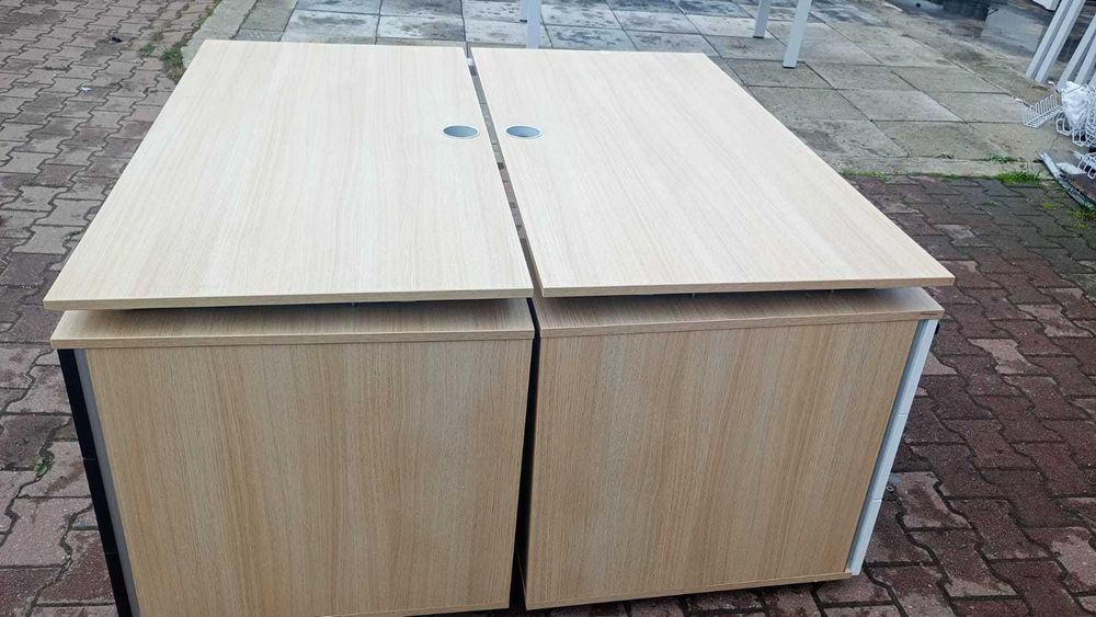 Biurko dwustanowiskowe 160x70 140x70 biurka bench do biur domu hotelu
