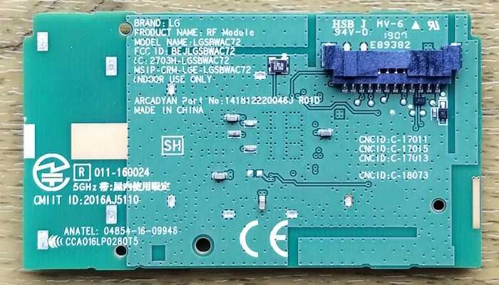 Moduł RF LGSBWAC72 (EAT633.773.02) do TV LG