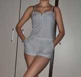 Kombinezon na zamek w grochy H&M S M 36 38 zip