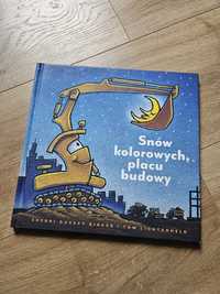 Snow kolorowych placu budowy