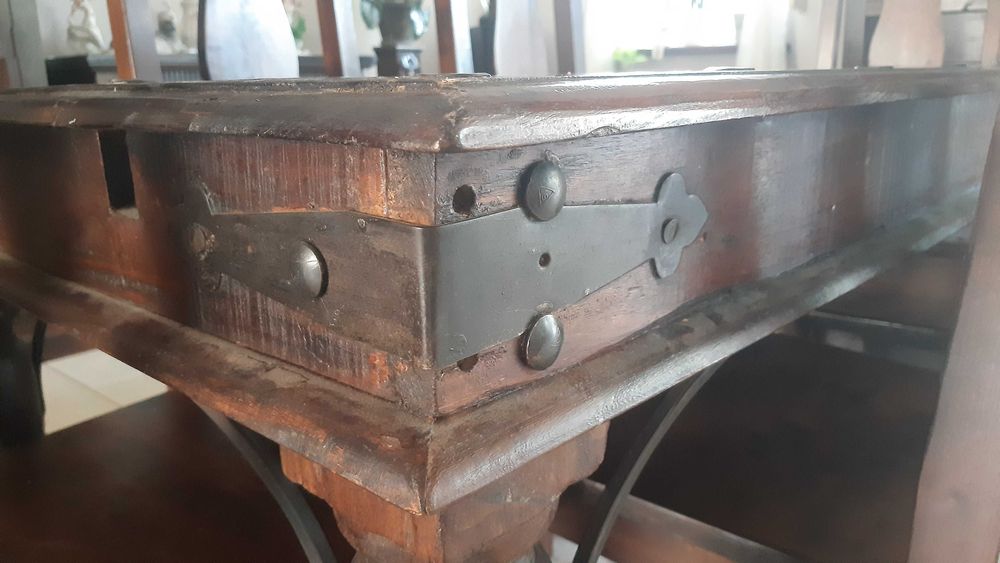 Stół rozkładany Bombai- drewno-palisander. Część zestawu. Cudny!