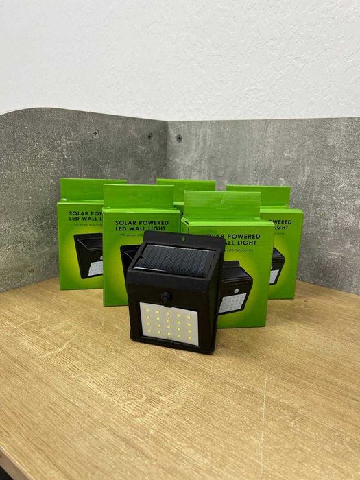 Вуличний ЛІХТАР на сонячній батареї! Світильник з ДАТЧИКОМ руху Фонарь