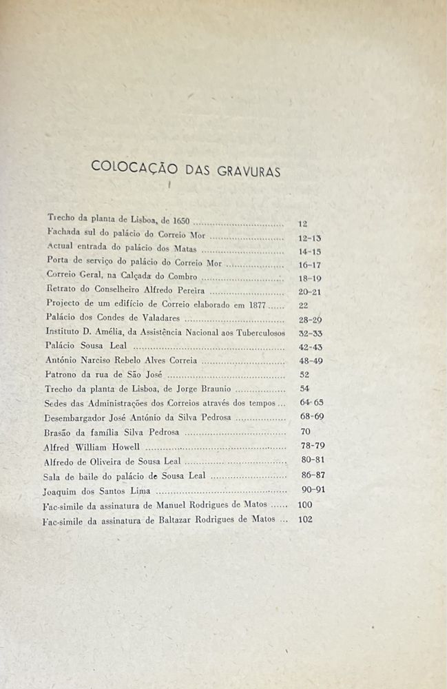 Três Palácios dos Correios na Rua de São José